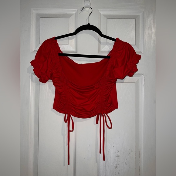 Red Crop Top - Picture 1 of 4